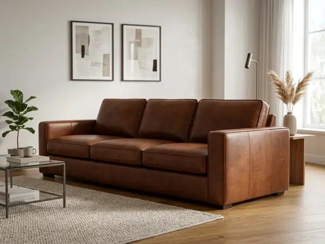 Ledersofa-Reinigung