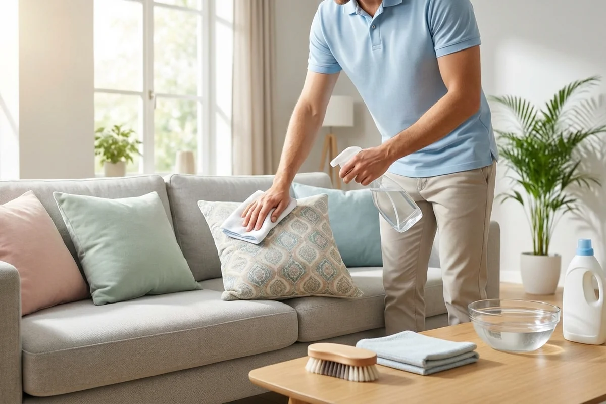 Polster- und Dekokissen reinigen: Pflege, Tipps & Profi-Service