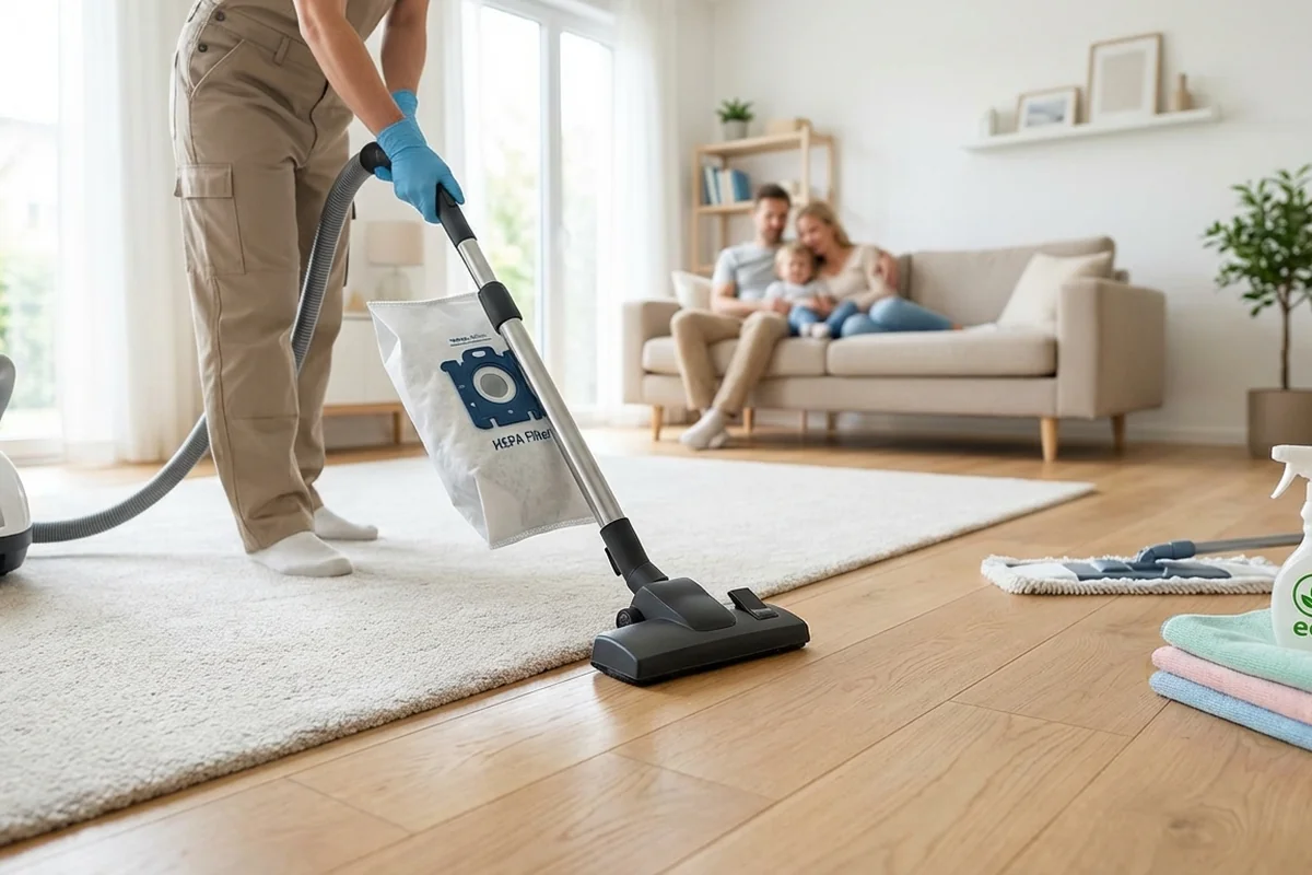 Allergikerfreundliche Reinigung von Teppichen und Böden