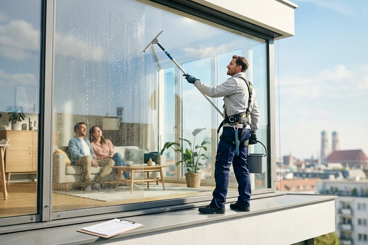 Fensterreinigung vom Profi: Kosten & lohnt es sich?